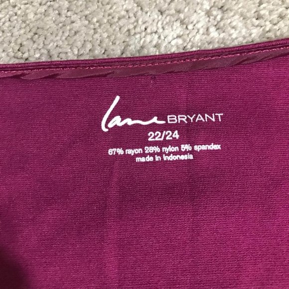 Lane Bryant Purple Sleeveless Top - Picture 3 of 5